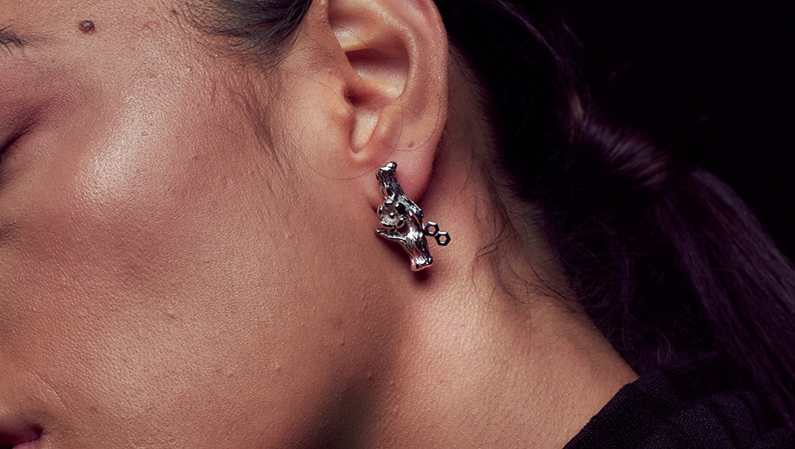 Hex Blossom Earring